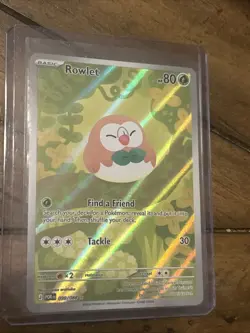 Pokemon Perfect Order Rowlet 090/088 Rare Illustration Card - Image 1