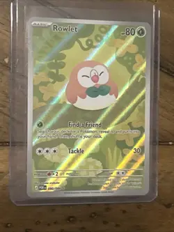 Pokemon Perfect Order Rowlet 090/088 Rare Illustration Card - Image 3