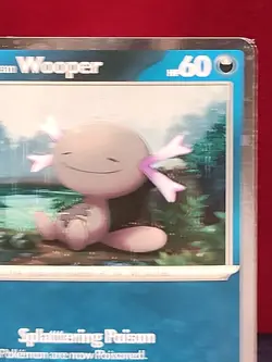 Paldean Wooper SVP 041 Black Star Promo - Cosmos Holo - Pokemon TCG Card Mint NM - Image 4