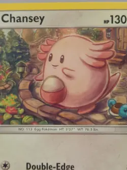 Chansey - 46/68 - Cute Pink Pokemon Tcg Card Uncommon - Near Mint Gift Free Ship - Image 2