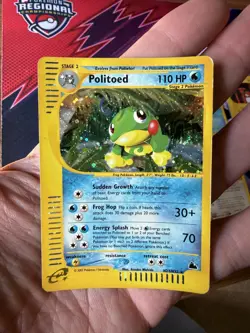 Pokemon TCG Politoed Skyridge Holo H23 and Bundle Job Lot x 11 Cards LP/MP Swirl - Image 3