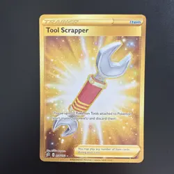 Tool Scrapper 208/192 Rebel Clash Full Art Gold Secret Rare Pokemon Card - Image 1