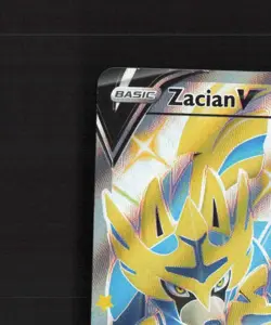 Zacian V SWSH292 Sword & Shield Full Art Black Star Promo Holo Pokemon Card LP+ - Image 3