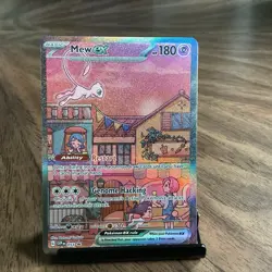 Mew EX 053 SVP Black Star Promo Full Art Holo Pokemon Card 180 HP - Image 1