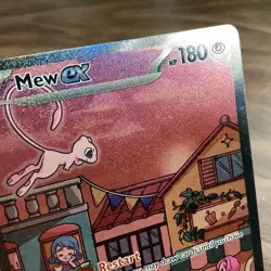 Mew EX 053 SVP Black Star Promo Full Art Holo Pokemon Card 180 HP - Image 2