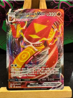 Pokemon Card - Centiskorch VMAX - 034/189 - Darkness Ablaze - Image 1