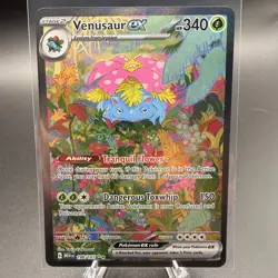 Pokemon TCG Venusaur EX Card 198/165 SV Sir Scarlet & Violet 151 Pack Fresh - Image 1