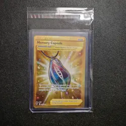 Pokemon Memory Capsule Vivid Voltage Gold Secret Rare Trainer Card 202/185 NM - Image 5