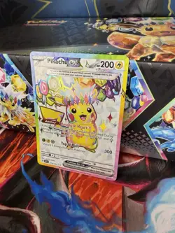 Pokemon TCG Surging Sparks Pikachu EX 219/191 Full Art Ultra Rare NM - Image 2