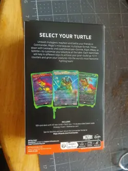 NEW Magic the Gathering - Teenage Mutant Ninja Turtles Single Commander Deck - Image 3