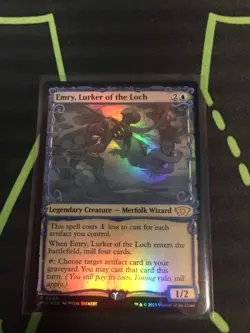 MTG Magic The Gathering Emry, Lurker Of The Loch Foil MUL Rare Showcase Wizard - Image 1