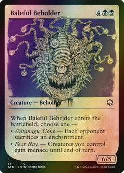 MTG Baleful Beholder Showcase Foil ** Forgotten Realms ** English (NM) - Image 1