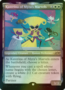 MTG Katerina of Myra's Marvels Showcase Foil ** Unfinity ** English (NM) - Image 1