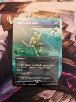 MTG Secret Lair - Final Fantasy - Cyclonic Rift / Hope's Aero Magic - English NM - Image 1