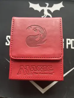 Mtg Red Mana Flip Magnet Ultra Pro Deck Box Magic MTG - Image 1