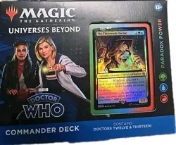 Wizards of the Coast Magic: The Gathering - Doctor Who Commander Deck (4 Pack) 195166228815 - Image 1
