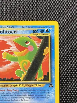 Politoed 27/75 1st Edition 2001 Neo Discovery Rare Pokemon LP/NM - Image 3