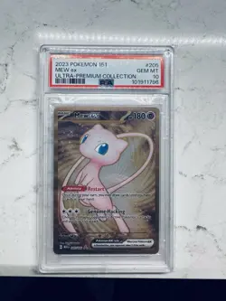 Pokemon Metal Mew EX Scarlet & Violet Promo Card 205/165 PSA 10 - Image 1