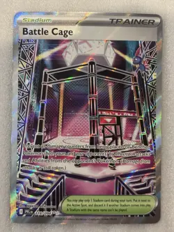 Battle Cage Ultra Rare Full Art Pokemon TCG Phantasmal Flames 116/094 NM - Image 1