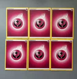 Fairy Energy Pokemon TCG Lot Of 6 Common English Energy Cards - Image 1