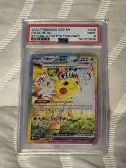 PSA 9 - Pikachu ex SIR #238 - 2024 Pokemon SSP EN - Image 1