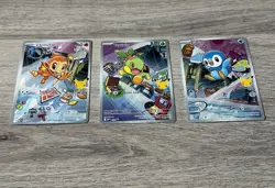 Pokemon TCG First Partner Illustration Collection Series 1 Gen 4 Sinnoh Starters - Image 1