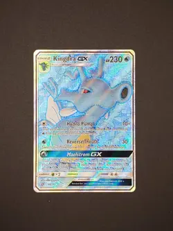 Pokemon Card Kingdra GX 66/70 Full Art Holo Rare Dragon Majesty NM - Image 1