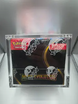 Pokemon Mega Evolution Enhanced Booster Box New & Sealed w/Acrylic Case!!!!! - Image 1