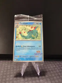 Pokemon Illustration Contest 2024 Promo SEALED Feraligatr Pikachu & Toxtricity - Image 1