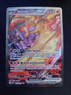 Pokemon Team Rockets Moltres Ex 229/182 Destined Rivals EN NM - Image 1