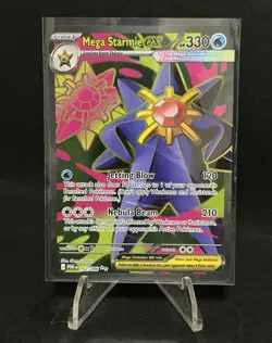 Mega Starmie EX 102/088 Full Art Ultra Rare Pokemon TCG: Perfect Order- NM - Image 1
