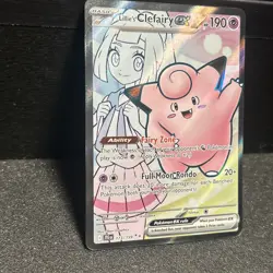 Pokemon Journey Together Lillie’s Clefairy 173/159 Full Art Holo Rare - Image 2