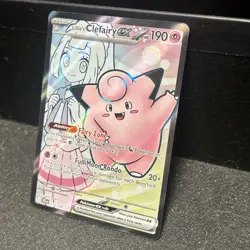 Pokemon Journey Together Lillie’s Clefairy 173/159 Full Art Holo Rare - Image 3