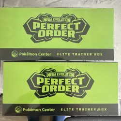 New & Sealed 2 x Pokemon TCG Perfect Order Pokemon Center Elite Trainer Box ETB - Image 2