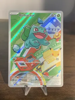 Bulbasaur MEP 037 First Partner Illustration Rare Promo 30th Anniversary Pokemon - Image 1