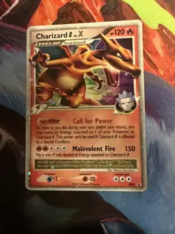 Pokemon Charizard G LV.X DP45 Diamond & Pearl Holo Promo Level Up 120 HP MP- - Image 1