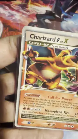 Pokemon Charizard G LV.X DP45 Diamond & Pearl Holo Promo Level Up 120 HP MP- - Image 2