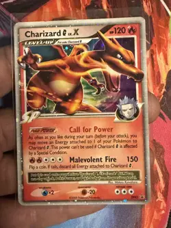 Pokemon Charizard G LV.X DP45 Diamond & Pearl Holo Promo Level Up 120 HP MP- - Image 4