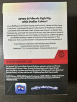 Pokemon TCG Scarlet & Violet Prismatic Evolutions Booster Bundle 6 Packs Eevee - Image 2