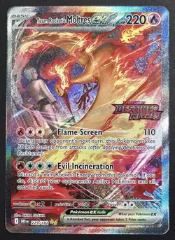 Pokemon Destined Rivals Stamped Moltres Promos 229/182, 208/182, 031/182 - Image 2