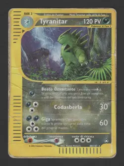 Tyranitar Reverse Holo Aquapolis 40/147 ITA - Carta Pokemon Rara - Image 1