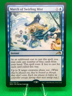 MTG - March of Swirling Mist [Kamigawa: Neon Dynasty] - Image 1