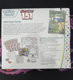 Pokemon TCG Scarlet & Violet 151 Elite Trainer Box 820650853159 - Image 2