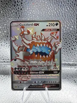 Guzzlord GX SV71/SV94 Pokemon TCG Hidden Fates: Shiny Vault NM Full Art - Image 1