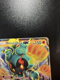 Pokemon TCG Holo Full Art Marshadow GX SM - Burning Shadows 80/147 - Image 3