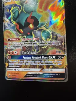 Pokemon TCG Holo Full Art Marshadow GX SM - Burning Shadows 80/147 - Image 4