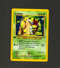 Ledyba - 1st Edition Neo Destiny 71/105 2002 WOTC Pokemon TCG NM/MT Vintage - Image 1