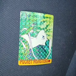 Mew Holo #34 Pokemon Pocket Monsters Vending Sticker Prism Holo - Image 1