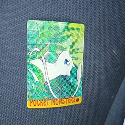 Mew Holo #34 Pokemon Pocket Monsters Vending Sticker Prism Holo - Image 3