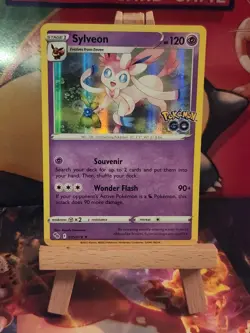 Pokemon TCG Sylveon Pokemon Go 035/078 Holo Rare NM/M - Image 1